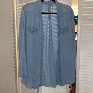 Sheer light weight denim jacket. Cute and casual